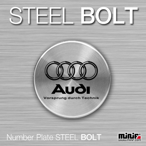 MFSB-03 아우디 Audi STEEL BOLT (3EA) 1 Set 번호판볼트(3개1세트)