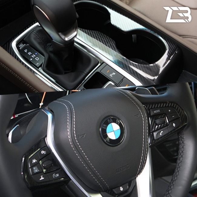 BMW5시리즈 G30 카본마스크 스티커