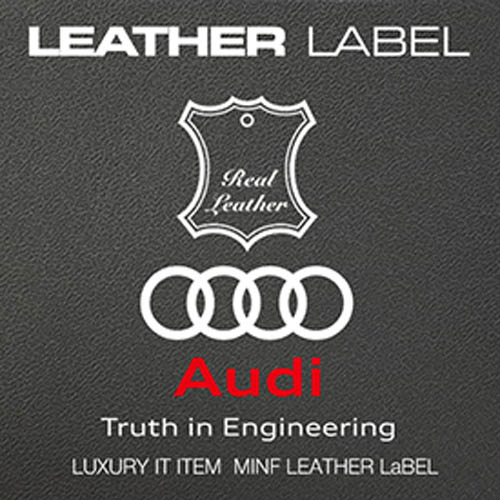 MFLL03 - AUDI Leather LaBeL 가죽 주차알림판 /전화번호판