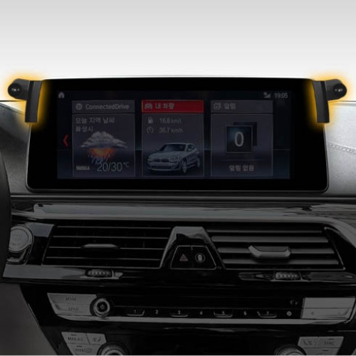 BMW F바디 X5 X6 모니터 차량용 핸드폰 거치대 마운트