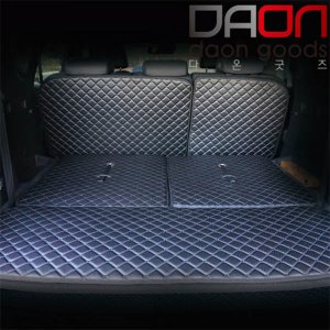 쌍용 올뉴렉스턴 신형퀼팅 4D 자동차 트렁크매트 + 2열등받이 풀세트