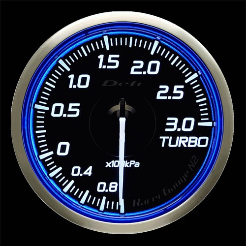 Defi 데피 레이서 게이지 N2 블루 부스트 300kpa (Turbo)