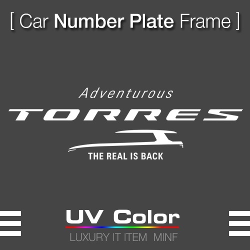 MUNP24 - 토레스 TORRES Number Plate Frame 넘버 플레이트 /번호판가드 프레임