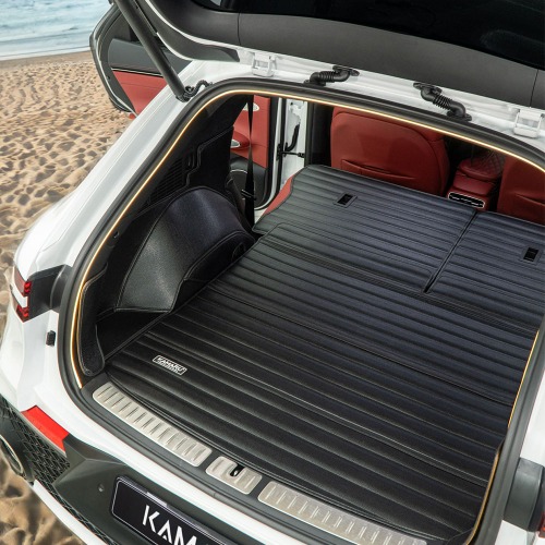 투싼 NX4 카마루 럭스 가죽 풀커버 트렁크매트
