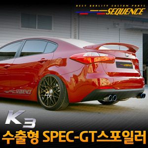 시퀀스 SEQUENCE K3 수출형 SPEC-GT 스포일러