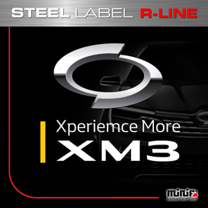 MFSL134 - 2020 XM3 R-LINE LABEL 주차알림판 /전화번호판