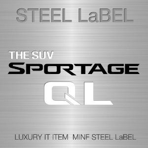 MFSL104 - 2015 SPORTAGE 스포티지QL STEEL LABEL 주차알림판 /전화번호판