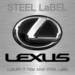 MFSL60 - 올뉴렉서스 ALLNEW LEXUS STEEL LaBeL(외부용) 주차알림판 /전화번호판