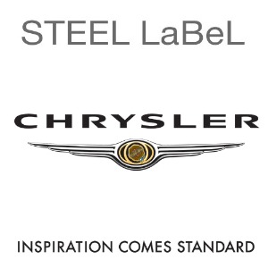 MFSL32 - 크라이슬러 CHRYSLER STEEL LABeL(외부용) 주차알림판 /전화번호판