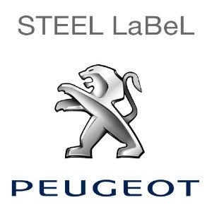 MFSL39 - 푸조 PEUGEOT STEEL LABeL(외부용) 주차알림판 /전화번호판