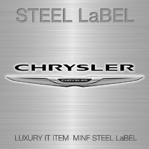 MFSL96 - 2015 크라이슬러 CHRYSLER STEEL LABEL(외부용) 주차알림판 /전화번호판
