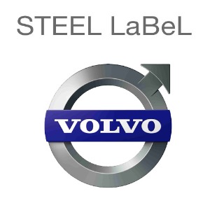 MFSL38 - 볼보 VOLVO STEEL LABeL(외부용) 주차알림판 /전화번호판