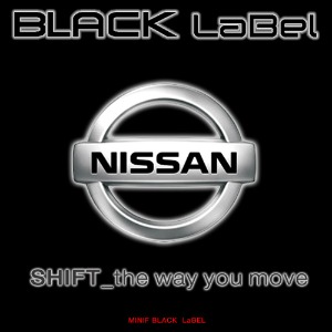 MFBL-08 닛산 NISSAN BLACK LABeL 주차알림판 /전화번호판