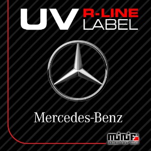 MFBU -02 벤츠 Mercedes- Benz UV BLCK R-LINE 주차알림판 /전화번호판