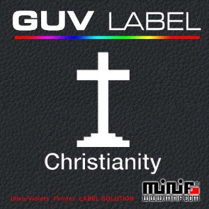GUV07- 기독교 컬러라벨 Christianity GUV LABEL 주차알림판 /전화번호판