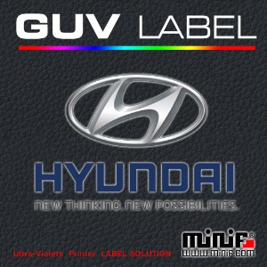 GUV02- 현대 HYUNDAI-GUV LaBEL 주차알림판 /전화번호판