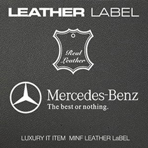 MFLU -02 Mercedes-Benz Leather LaBeL 가죽 주차알림판 /전화번호판