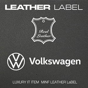 MFLL04 - VOLKSWAGEN Leather LaBeL 가죽 주차알림판 /전화번호판