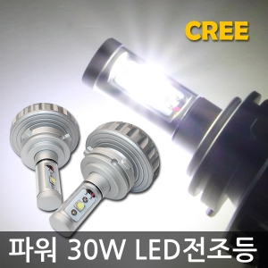 CREE 30W LED 전조등/알루미늄 냉각시스템
