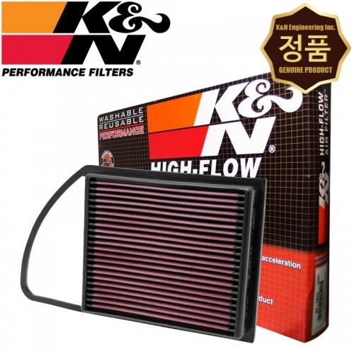 K&amp;N 33-2975 에어필터 시트로엥 C4피카소 DS3 DS4 DS5