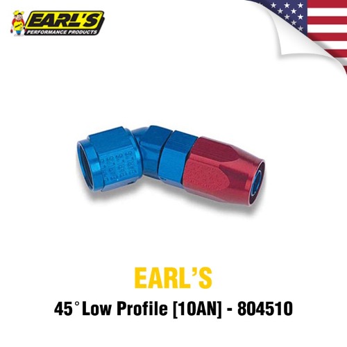 EARLS 얼스 쿨러피팅 45도 로우 프로파일(10AN)-804510